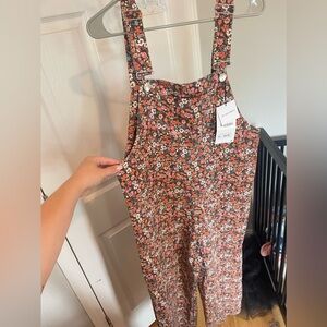 NWT Zara floral jumpsuit